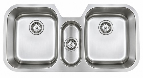 Triple bowl kitchen - bowl, sink