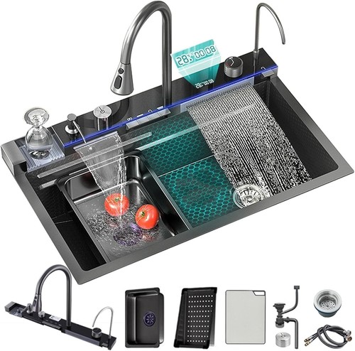 Flying rain kitchen sink - rain,